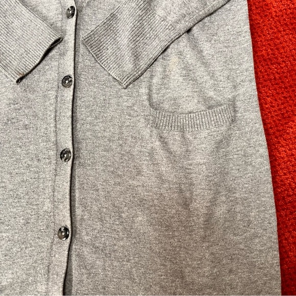 ♥️Host Pick♥️Gap gray cardigan size large - Picture 3 of 6